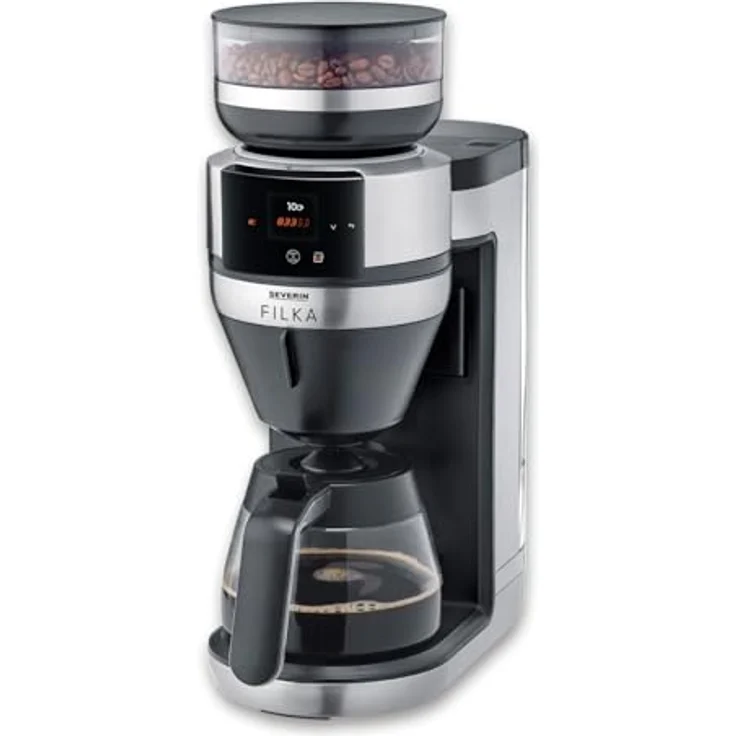 Severin Kaffeemaschine mit Mahlwerk KA 4852 FILKA, 1l Kaffeekanne, Papierfilter 1x4 – Bild 3