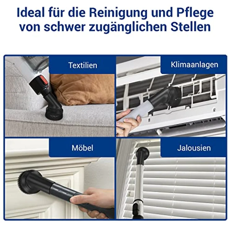 VIOKS Saugpinsel Staubsauger Aufsatz Bürste/Staubsaugerbürste Universal für 35mm RohrØ - Staubsauger Bürste 35mm & Siemens Staubsauger Zubehör – Bild 3