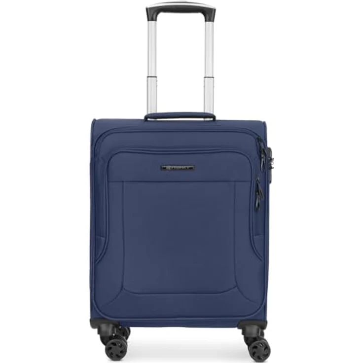 Franky Melbourne 3.0 Handgepäck Koffer | Weichgepäck Trolley mit 4 Rollen, arretierbarer Griff, Hemdenfach, Adressschild, Packriemen und Zahlenschloss | 40 cm x 20 cm x 55 cm – Bild 2
