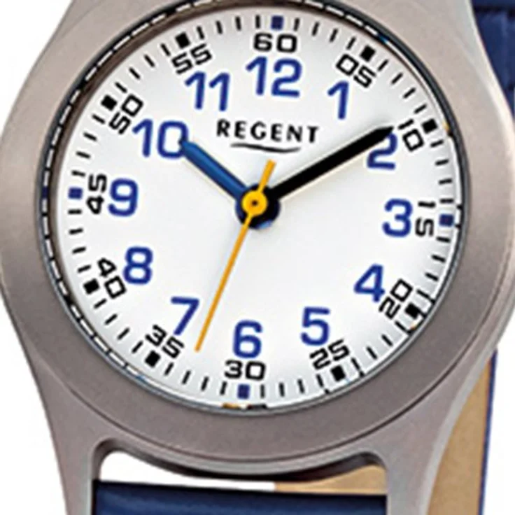 Regent Kinderuhr F947 Titan mit Lederband – Bild 2