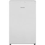 TELEFUNKEN Kühlschrank mit Gefrierfach/Eiswürfelfach | Freistehend | 89 Liter Nutzinhalt | Kühlschrank klein mit Gemüsefach | LED-Beleuchtung | Türanschlag wechselbar | CF-33-101-W2 weiß