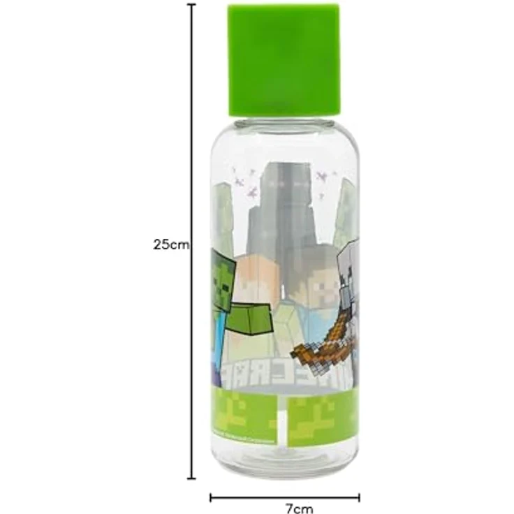 Minecraft 3D Ecozen Trinkflasche, 560 ml, robuste Kinder-Trinkflasche mit Figurine Design – Bild 4