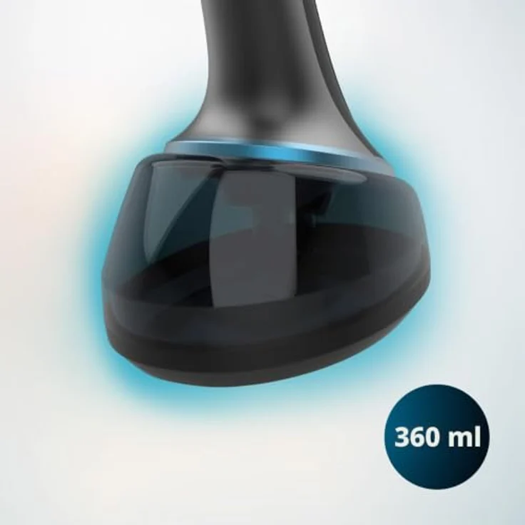 Cecotec 08510 Tragbare Dampfbürste, 1800 W, 360 ml Wassertank, 20 g/min Dampfleistung, Aufheizzeit 0,5 min, Schwarz und Blau – Bild 4