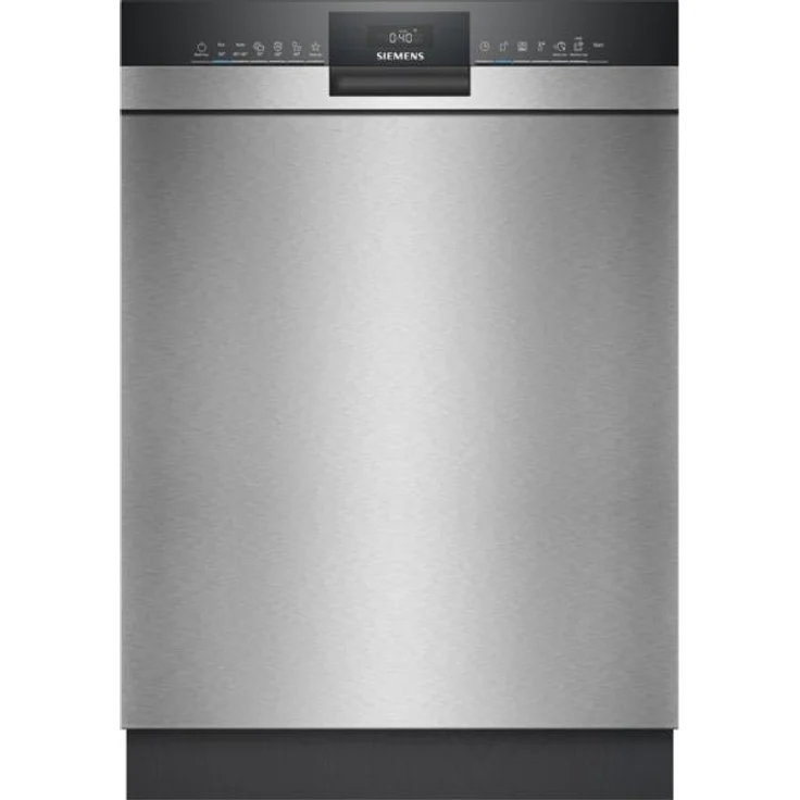 Siemens iQ300 SN43HS07TE, Unterbau-Geschirrspüler mit 13 Gedecken, höhenverstellbar, 6 Programme, gebürsteter Stahl