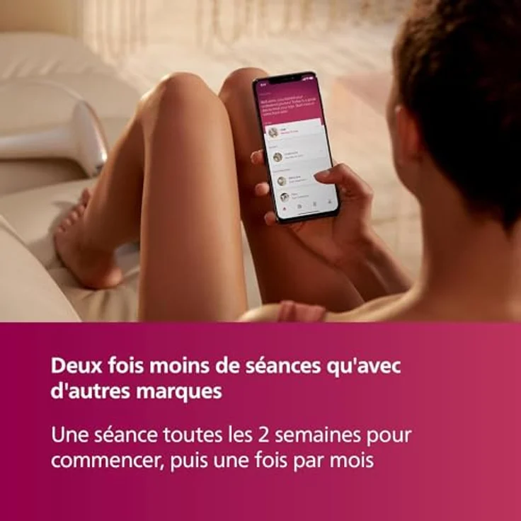 Philips Lumea IPL Haarentfernungsgerät 7000 Series – Schnelle Behandlung, 2 Aufsätze für Körper und Gesicht, Satin Compact Korrekturtrimmer – Bild 2