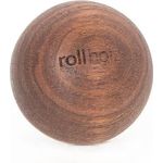 Rollholz Massagekugel 4cm Walnuss, nachhaltiges Holz Massagegerät für gezielte Behandlung von Verspannungen
