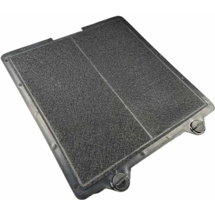 AIR2GO Aktivkohlefilter für Juno 703134, passend für Dunstabzugshauben, schwarz, 260 mm x 246 mm x 24 mm, 15 Jahre Haltbarkeit – Bild 1