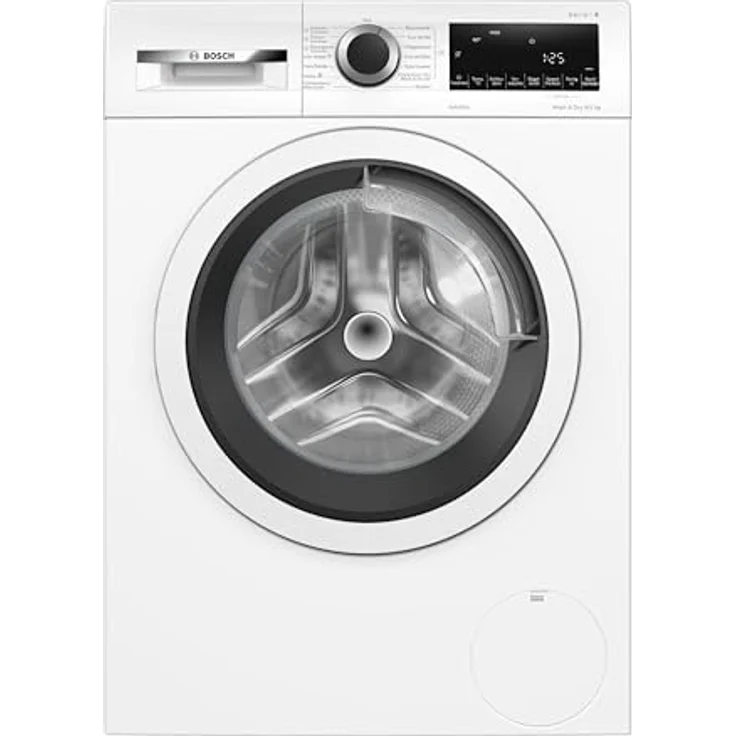 Bosch WNA13441, Waschtrockner, Energieeffizienzklasse E, Standgerät, Breite 60 cm, Geräuschemissionsklasse A, AutoDry, IronAssist, EcoSilenceDrive – Bild 2
