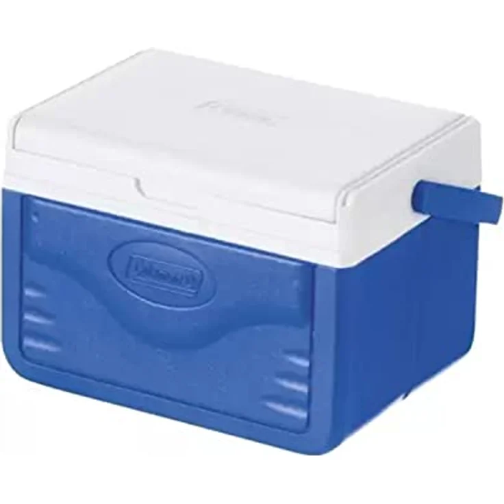 Coleman Performance 6 Personal Kühlbox, passive kleine Thermobox für Essen und Getränke, Eisbox mit Griff, blau-weiß, One Size – Bild 5