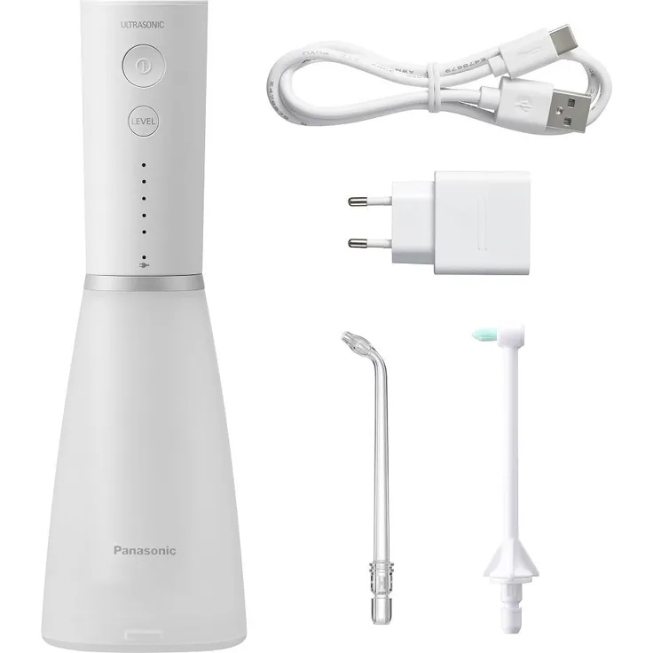 Panasonic Munddusche EW-DJ86-W503, Ultrasonic + Tuft Oral Care Serie 800, weiß