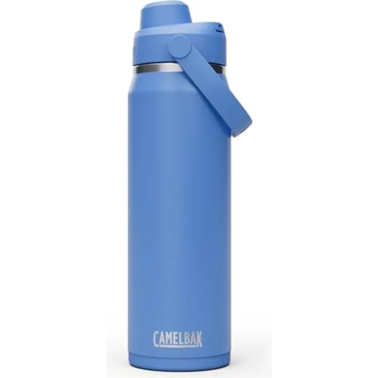 CAMELBAK Thrive Chug Wasserflasche, isolierter Edelstahl, doppelwandig, 750 ml, auslaufsicher, Himmelblau