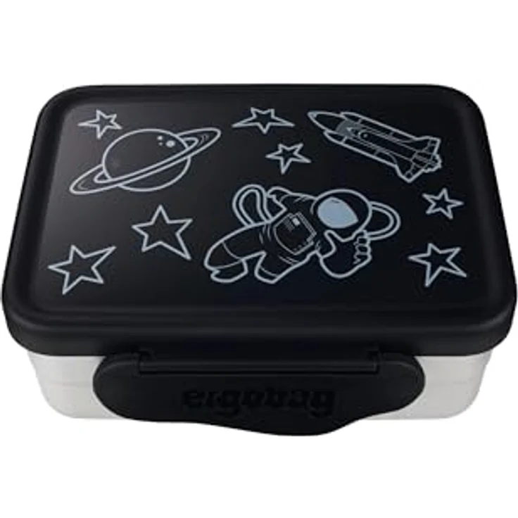 ergobag Lunchbox Edelstahl Brotdosen Set, 2er-Set aus kleiner und großer Dose, 100% BPA-frei – Bild 1