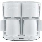 Severin KA 9314 Duo-Filterkaffeemaschine, Filterkaffeemaschine, Weiss