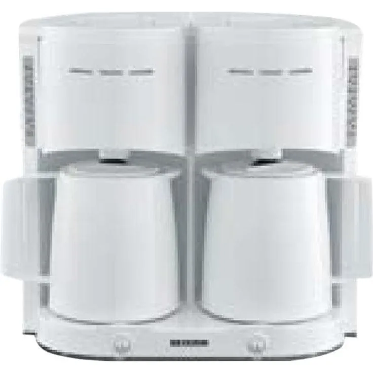Severin KA 9314 Duo-Filterkaffeemaschine, Filterkaffeemaschine, Weiss
