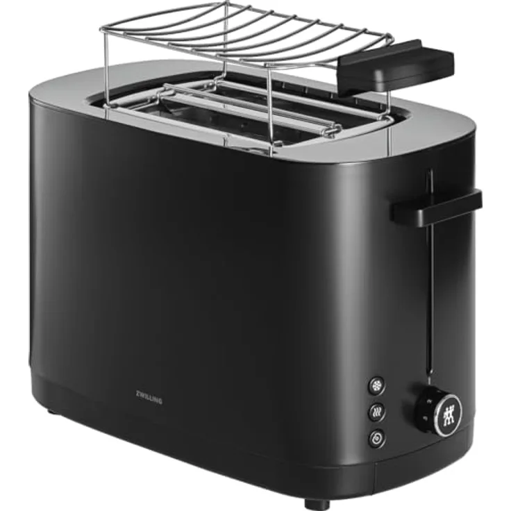 Zwilling ENFINIGY Toaster mit 3 Automatikprogrammen, 7 Bräunungsgraden und Abschaltfunktion, Schwarz