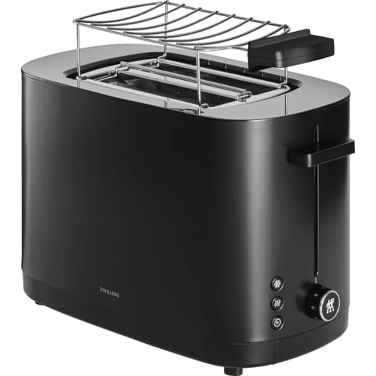 Zwilling ENFINIGY Toaster mit 3 Automatikprogrammen, 7 Bräunungsgraden und Abschaltfunktion, Schwarz – Bild 1