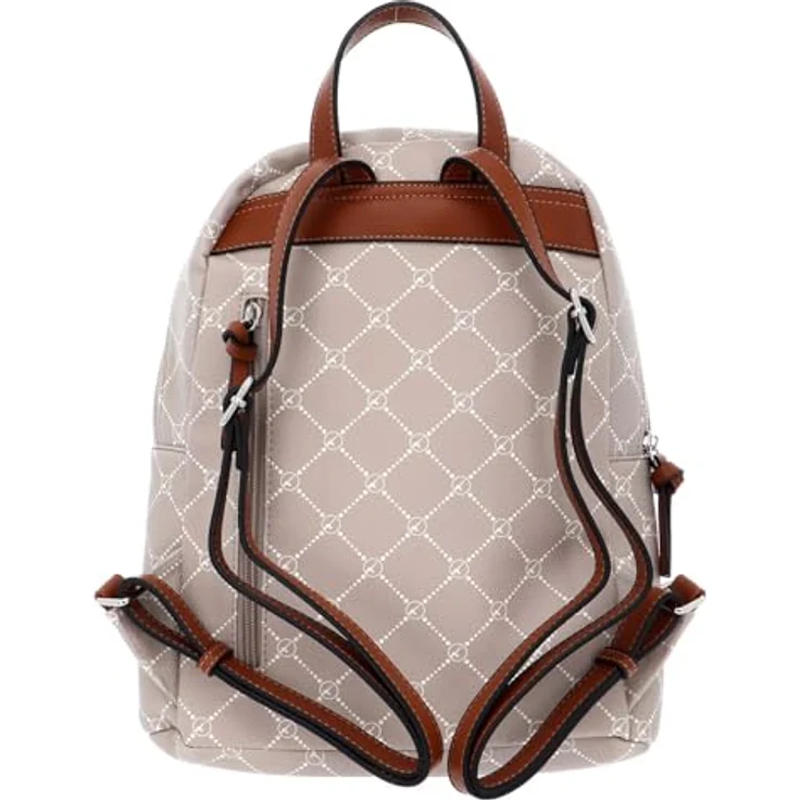 Tamaris Anastasia Classic City Rucksack, 34 cm, beige, 100% Kunstleder, 28 x 12 x 34 cm – Bild 3