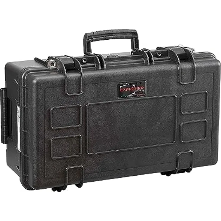 Explorer Cases 5221.BPH Schwarzer Trolleykoffer mit weicher Trennwand für Fotoausrüstung, erfüllt IATA Maße