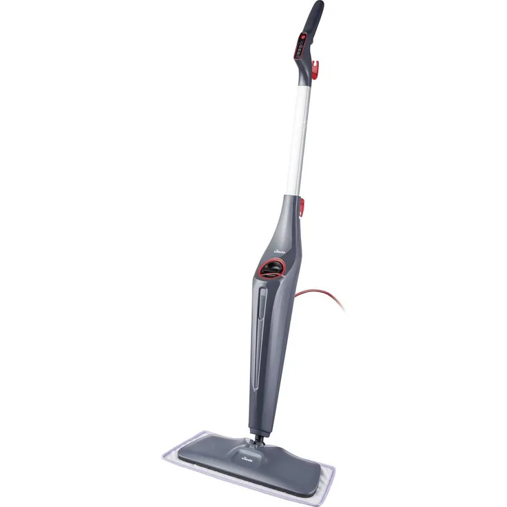 Vileda STEAM PLUS PRO XXL Dampfreiniger 180836, mit Wischfunktion und 40 cm XXL-Wischerplatte, für empfindliche Böden