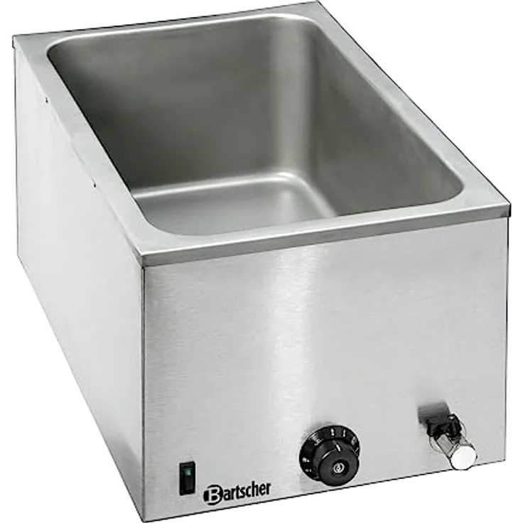 Bartscher Bain Marie 1/1GN, 200mm, mit Hahn | Gastronomiebedarf