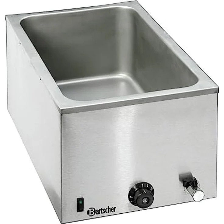 Bartscher Bain Marie 1/1GN, 200mm, mit Hahn | Gastronomiebedarf – Bild 1