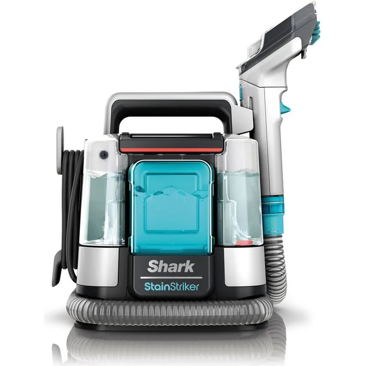 Shark Bodenstaubsauger PX200EUT Fleckenreiniger mit leistungsstarker Saugkraft und vielseitigem Zubehör, grau