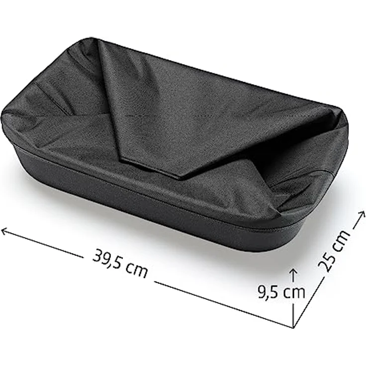 Reisenthel Einkaufstasche shoppingbasket Shopper, zusammenlegbar, robust, mit Reißverschlussfach, Schwarz – Bild 3