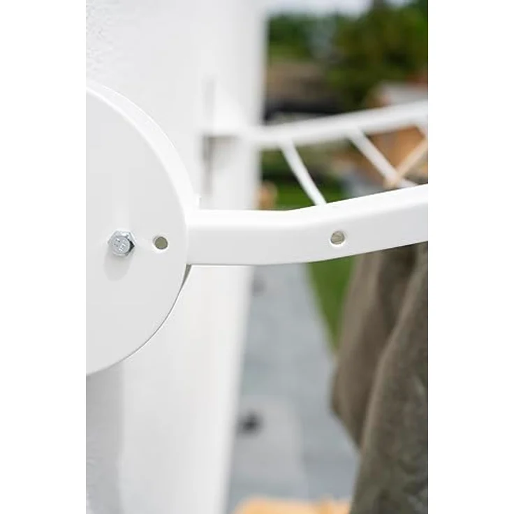 Sauvic 89420 - Wäscheständer für die Wand, weiß, klappbarer – Bild 5