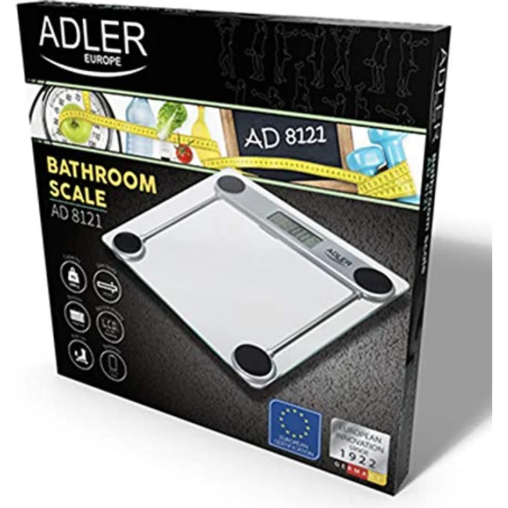 Adler Bathroom scale, Digitalwaage mit 150 kg maximaler Tragkraft – Bild 5