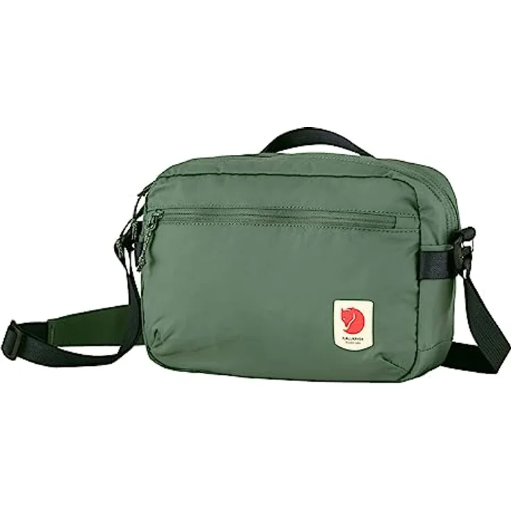 Fjällräven High Coast Crossbody Umhängetasche, 24 x 16 x 7 cm, Grün aus Polyamid