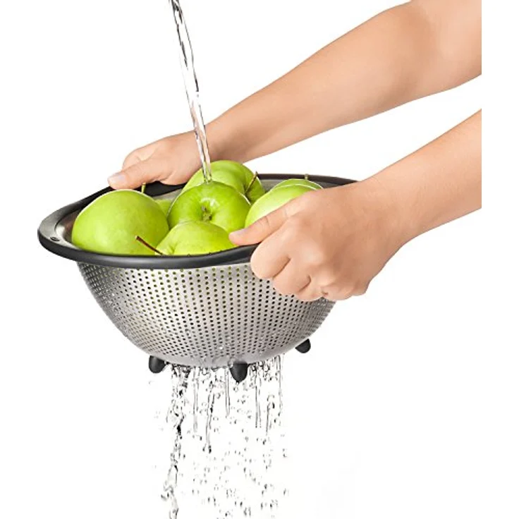 Zagg OXO Good Grips 5-Quart Stainless-Steel Colander, 18 8 Edelstahl – Bild 3