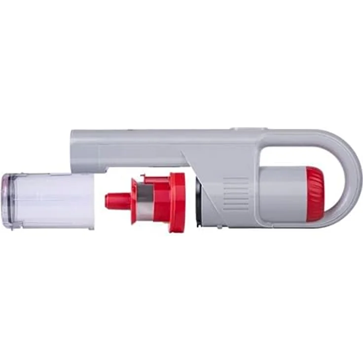 Dirt Devil 2-in-1 Akku Staubsauger - DD9006 - 260W - Hand- und Stielstaubsauger - Inklusive Kombibürste und Düse - Akkulaufzeit bis zu 40 minuten uten - 3 Einstellungen - Weiß/Rot – Bild 3