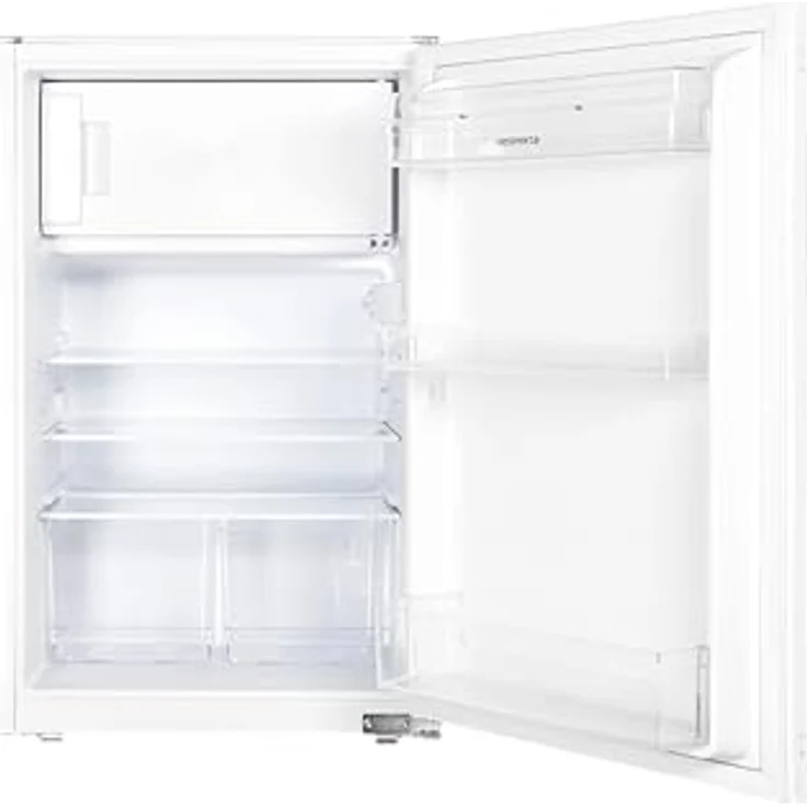 Respekta KS88.4-11, Einbaukühlschrank mit 4* Gefrierfach, 100 L Nutzinhalt, LED-Beleuchtung, schlepptür, 88 cm Höhe – Bild 1