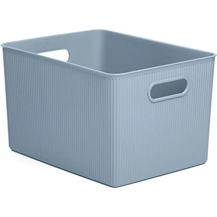 Tatay Aufbewahrungsbox Baobab, 22L Kapazität, Polypropylen, BPA frei, Mist Blau. Maßnahmen 29,4 x 38,5 x 23 cm