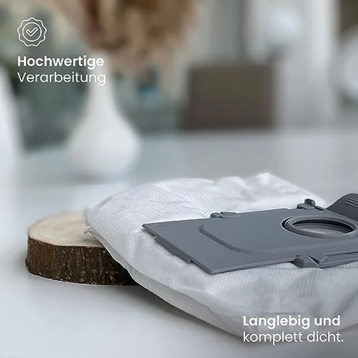 BIOHY Staubbeutel für Roborock S7 & S8 Serie, 2er-Set mit 2 Litern Volumen, kompatibel mit S7 Max Ultra/S8 Pro Ultra, langlebig und effektiv für Wischroboter – Bild 2