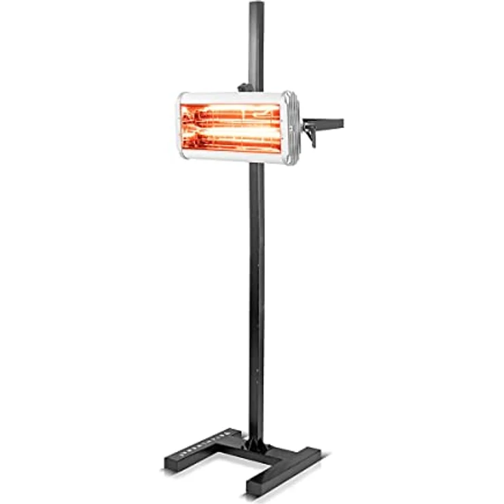 STAHLWERK Infrarot Lacktrockner IL-1200 ST, 1.200 Watt mit Stativ für schnelles Trocknen von Lacken und Farben – Bild 1