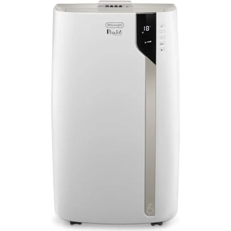 De'Longhi Pinguino PAC EX93 mobile Klimaanlage - leises Klimagerät für Räume bis 85m³, Weiß, 60dB(A)