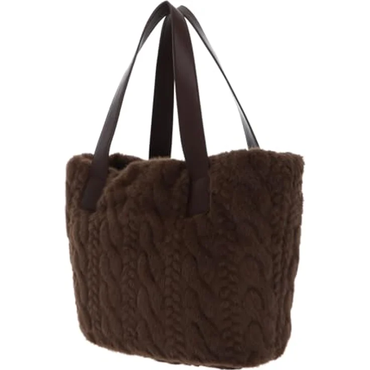 Liu Jo Verry Shopper Tasche L, 50 cm, moro light, aus 100% Polyester – Bild 4