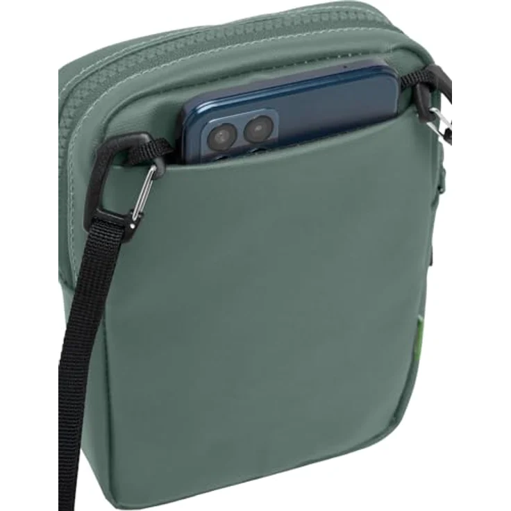 Vaude Kataja Umhängetasche, 13 cm x 4 cm x 18 cm, 100% Polyurethan, grün – Bild 6