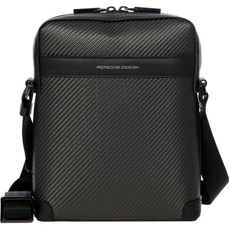 Porsche Design Carbon Umhängetasche, 20 cm, schwarz, aus 100% Carbon, 26 cm x 6 cm x 20 cm