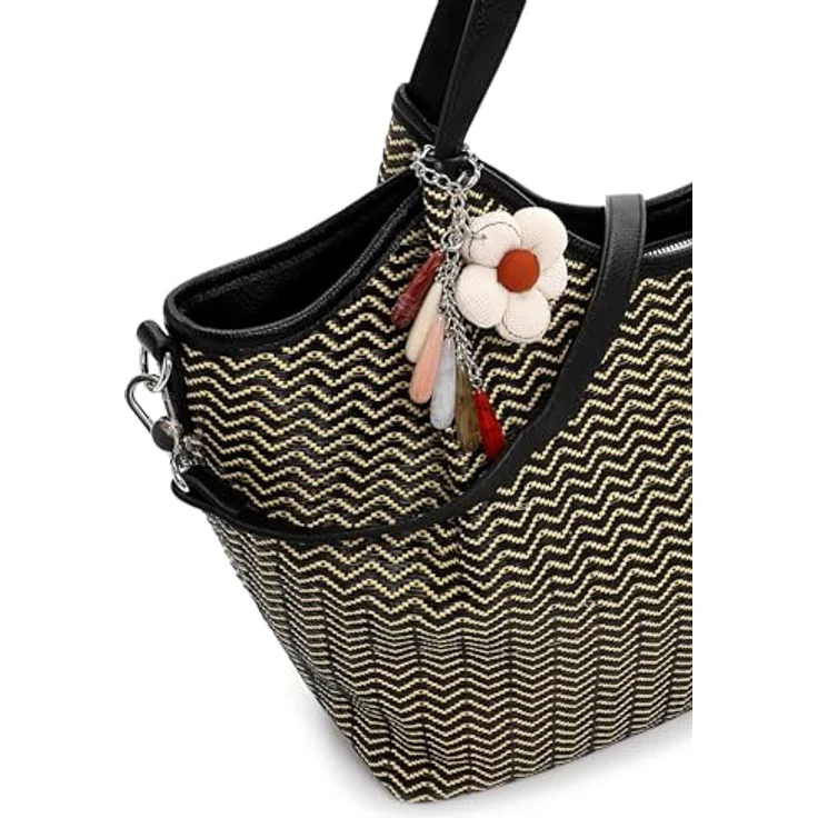 Tamaris TAS Konstantina Shopper Tasche, 45 cm, gelb, aus 100% Polypropylen – Bild 5