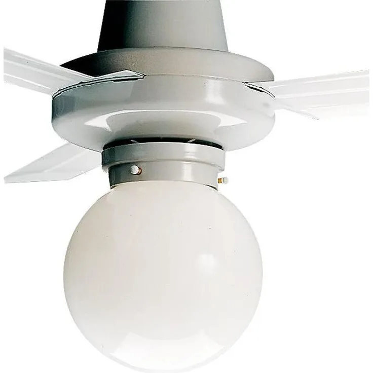 Vortice Deckenventilator-Leuchte 22415 mit schwerem Opalglas, Ø 20 cm, E27 Fassung bis 150 W, für Nordik I Plus Serie