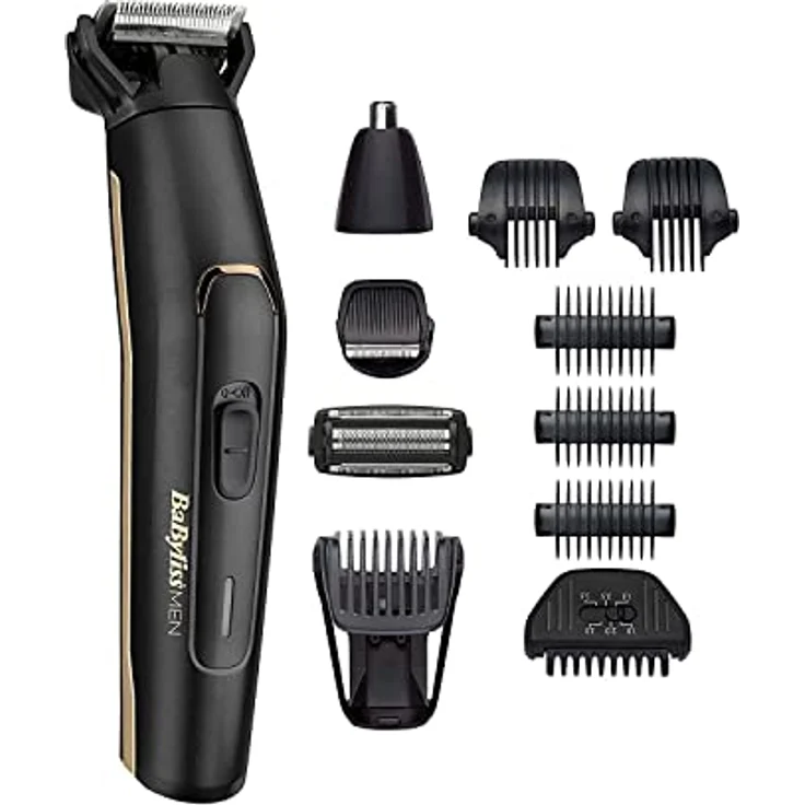 BaByliss MT860E 11in1 Multi Trimmer Kit Rasierer schwarz-bronze 60 Minuten Akkulaufzeit inkl. 10 Aufsätze und Aufbewahrungstasche – Bild 1