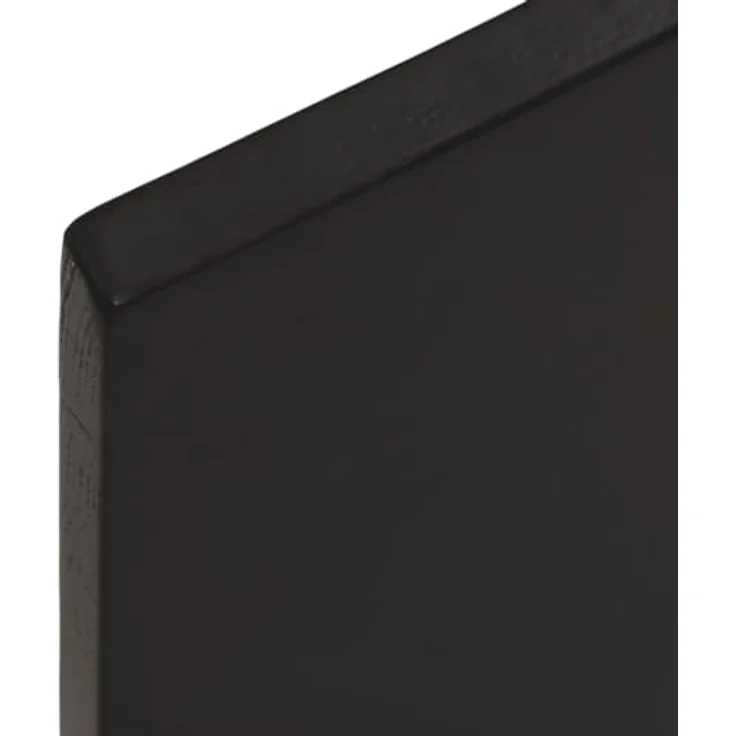 vidaXL Schneidebrett Waschtischplatte Dunkelbraun 40x30x2 cm Massivholz Behandelt, Eichenholz mit Naturkante – Bild 5