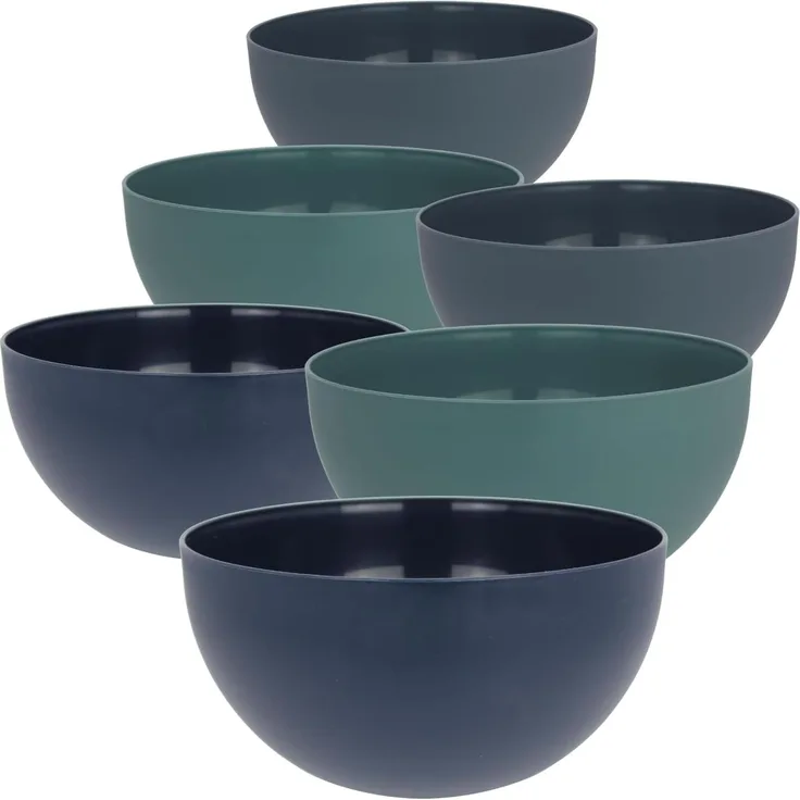 Centi Schüssel-Set BOWLINA, 6-teilig, 2,5 L, Ø 20 cm, farbig, spülmaschinenfest