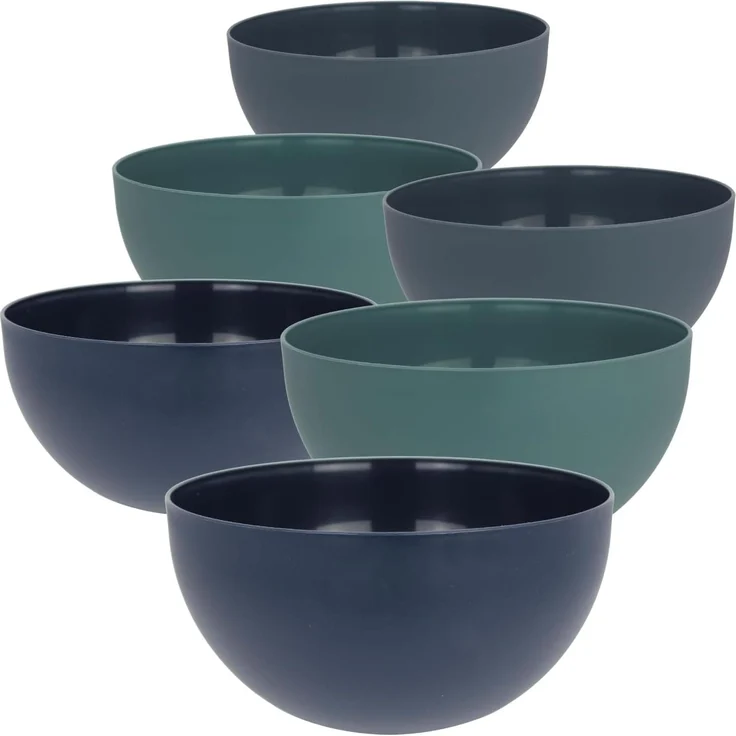Centi Schüssel-Set BOWLINA, 6-teilig, 2,5 L, Ø 20 cm, farbig, spülmaschinenfest