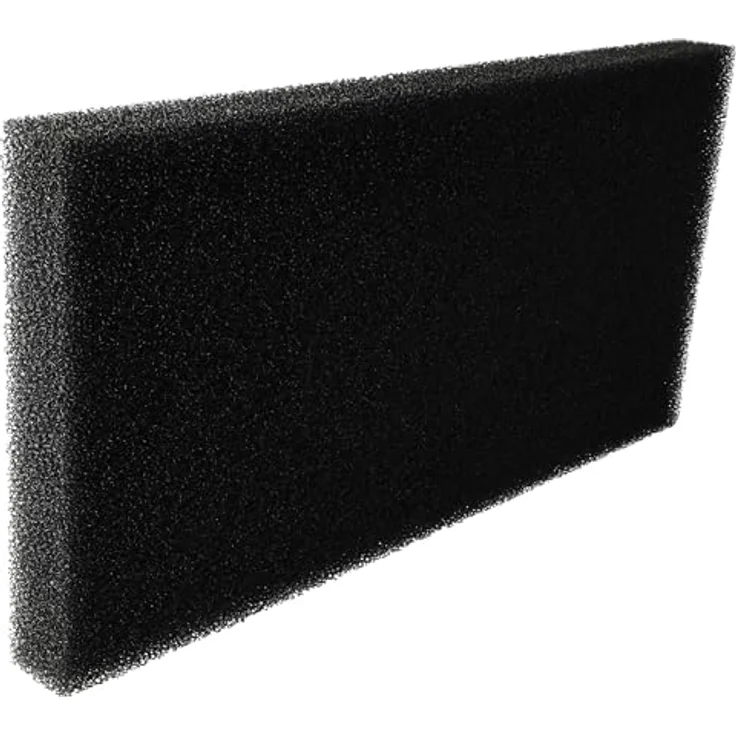 vhbw Schaumfilter kompatibel mit Gorenje Wäschetrockner, Hochwertiger Hygiene-Filter, schwarz, Maße 280 x 136 x 19 mm – Bild 1