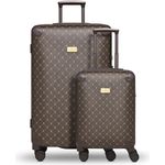 Lazarotti Koffer-Set 2-teilig | 2er Trolley Set S 55 cm + L 79 cm | leichtes hybrides Material mit Logo Druck & Eckenschutz | 4 Doppelrollen & TSA-Schloss für Damen & Herren (Palermo) - Preisvergleich