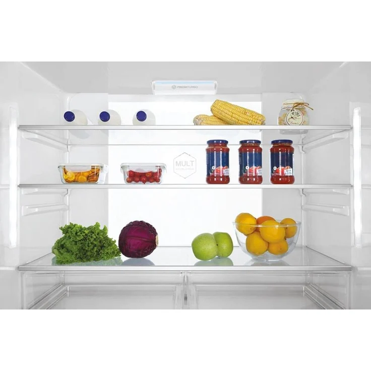 Haier HB26FSSAAA French-Door-Kühlschrank, freistehend, edelstahl, NoFrost, Schnellgefrieren, 0-Grad-Zone, Eiswürfelspender, Festwasseranschluss, Breite 100.5 cm – Bild 4