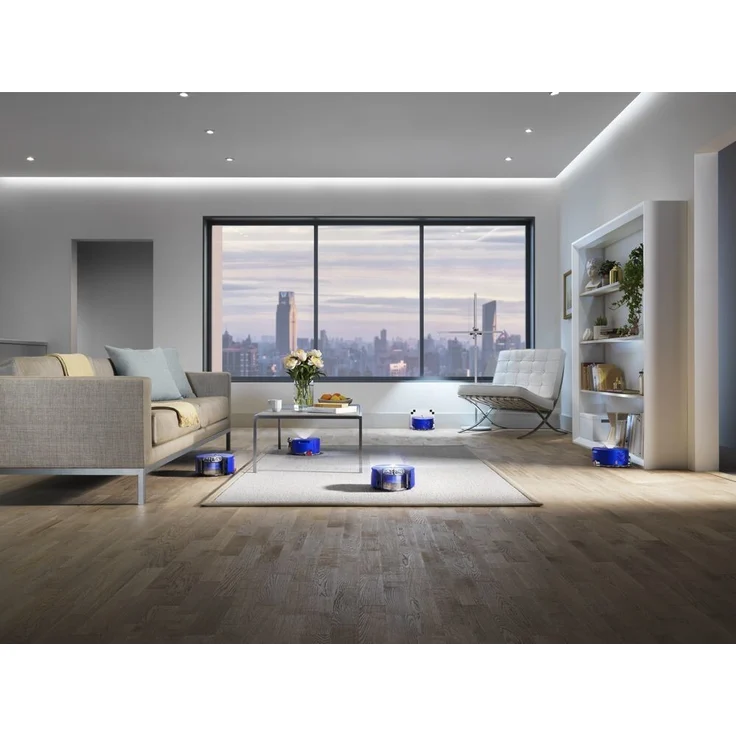 Dyson 360 Heurist Saugroboter, 75 min Akkubetrieb, App-Steuerung, Zyklon-Technologie, 288218-01, Nickel Blau – Bild 4